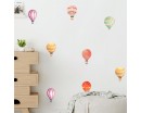 Hot Air Balloon Watercolor Wall Sticker